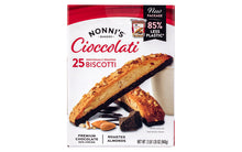 Load image into Gallery viewer, NONNI'S Cioccolati Biscotti Cookie Tub, 25 Count
