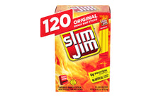 Load image into Gallery viewer, SLIM JIM Snack-Sized Smoked Meat Sticks Original, 0.28 oz, 120 Count