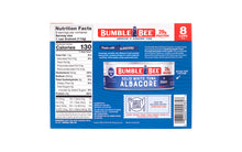 Load image into Gallery viewer, Bumble Bee Solid White Albacore Tuna, 5 oz, 8 Pack