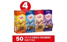 Load image into Gallery viewer, COFFEE-MATE Singles Variety Pack, 50 Count, 4 Pack
