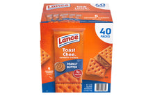 Load image into Gallery viewer, LANCE Toast Chee Peanut Butter Cracker Sandwiches, 40 Count
