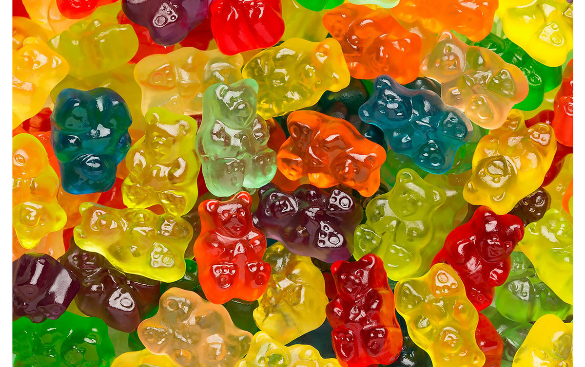 12 Flavor Assorted Gourmet Gummi Bears, 5 lb