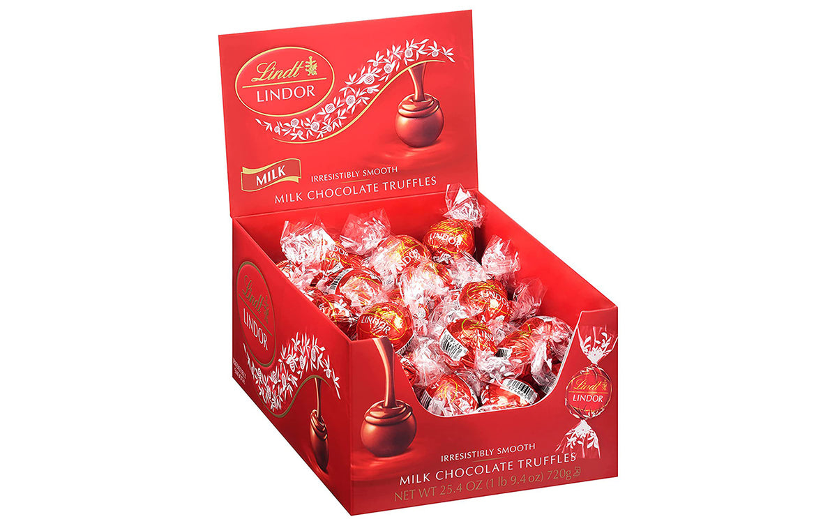 Lindt LINDOR MILK 200g×4箱 Lindt Assortment 4 X 200g / 2 Mixed Truffles 2 Milk