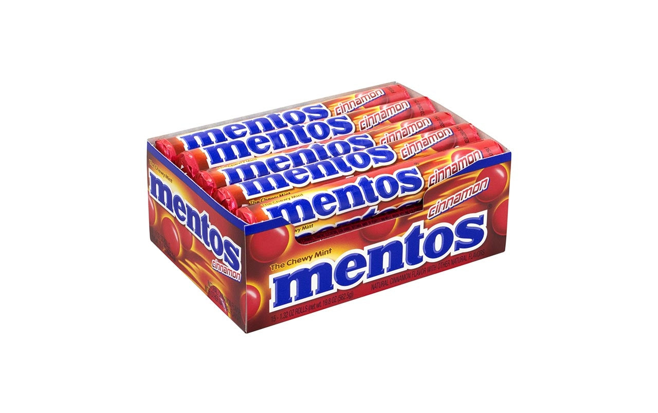 Mentos Cinnamon Singles, 1.32 oz, 15 Count