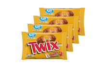 Load image into Gallery viewer, TWIX Caramel Fun Size Chocolate Cookie Bar Candy 10.83-Ounce Bag (Pack of 4)