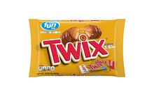Load image into Gallery viewer, TWIX Caramel Fun Size Chocolate Cookie Bar Candy 10.83-Ounce Bag (Pack of 4)