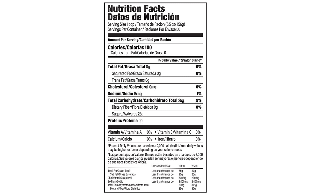 KISKO Giant Tropical Freezies Ice Pops, Oz, 50 Count, 47 OFF