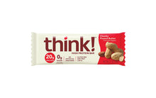Load image into Gallery viewer, thinkThin High Protein Bars Chunky Peanut Butter, 2.1 oz, 10 Count