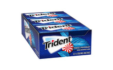 Load image into Gallery viewer, Trident Perfect Peppermint Sugar-Free Gum, 14 Pieces, 12 Count