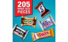 Load image into Gallery viewer, MARS Chocolate Favorites Minis Size Candy Bars Assorted Variety Mix Bag, 62.6 oz, 205 Pieces