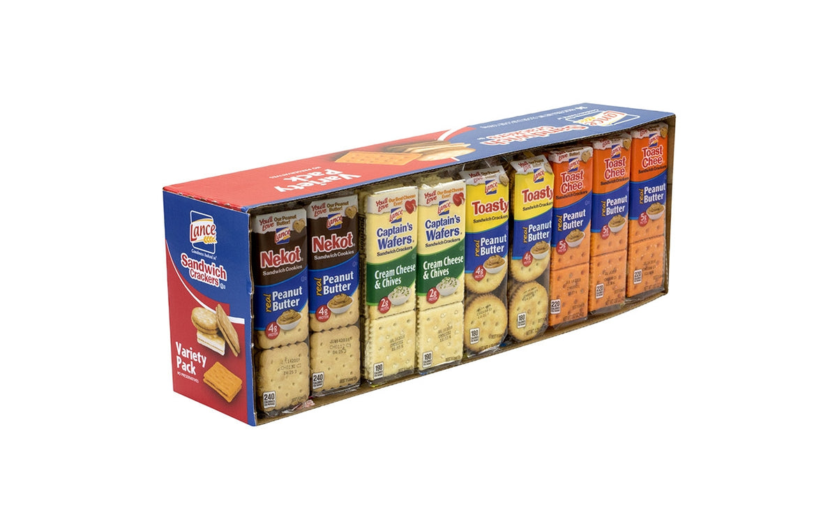 LANCE Sandwich Crackers Variety Pack, 36 Count