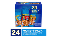 Load image into Gallery viewer, PLANTERS Peanuts &amp; Cashews Nuts Variety Pack 1.7 oz, 24 Count

