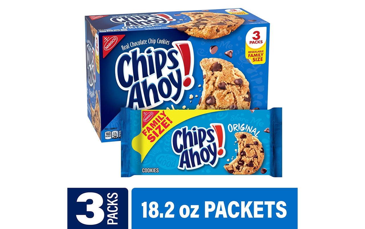 Nabisco Chips Ahoy Cookies, 3.4 lb