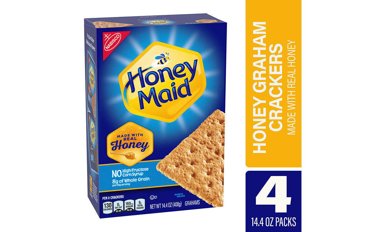 HONEY MAID Honey Graham Crackers Value Pack, 4 Count