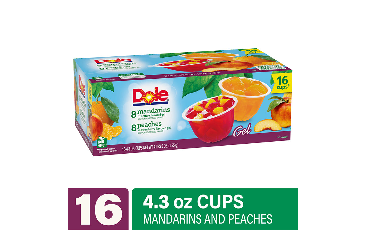 Dole Fruit in Gel Cups 16 Count