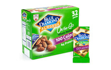 Load image into Gallery viewer, BLUE DIAMOND Almonds On-the-Go 100 Calorie Packs, 0.6 oz, 32 Count