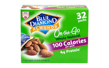 Load image into Gallery viewer, BLUE DIAMOND Almonds On-the-Go 100 Calorie Packs, 0.6 oz, 32 Count
