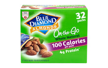 Load image into Gallery viewer, BLUE DIAMOND Almonds On-the-Go 100 Calorie Packs, 0.6 oz, 32 Count
