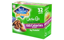 Load image into Gallery viewer, BLUE DIAMOND Almonds On-the-Go 100 Calorie Packs, 0.6 oz, 32 Count