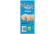 Load image into Gallery viewer, KELLOGG'S Original Rice Krispies Treats Snack Bars, 0.78 oz, 60 Count