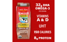 Load image into Gallery viewer, Horizon Organic Chocolate Low-Fat Milk Boxes, 8 fl oz, 18 Count