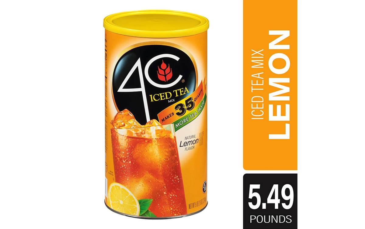 4C Iced Tea Mix Lemon, 5.49 lb – Candydistributors.com
