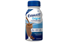 Load image into Gallery viewer, ENSURE Original Milk Chocolate Nutrition Shake, 8 fl oz, 24 Count