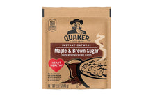 Load image into Gallery viewer, QUAKER Instant Oatmeal Maple & Brown Sugar Packets, 40 Count