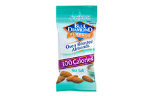 Load image into Gallery viewer, BLUE DIAMOND Oven Roasted Sea Salt Almonds On-The-Go Pouches, 0.625 oz, 42 Count
