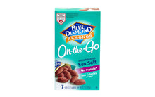 Load image into Gallery viewer, BLUE DIAMOND Oven Roasted Sea Salt Almonds On-The-Go Pouches, 0.625 oz, 42 Count