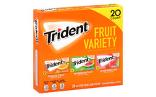 Load image into Gallery viewer, TRIDENT Sugar-Free Gum Fruit Variety, 14 Pieces, 20 Count