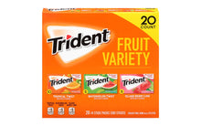 Load image into Gallery viewer, TRIDENT Sugar-Free Gum Fruit Variety, 14 Pieces, 20 Count