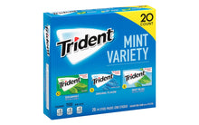 Load image into Gallery viewer, TRIDENT Sugar-Free Gum Mint Variety, 14 Pieces, 20 Count