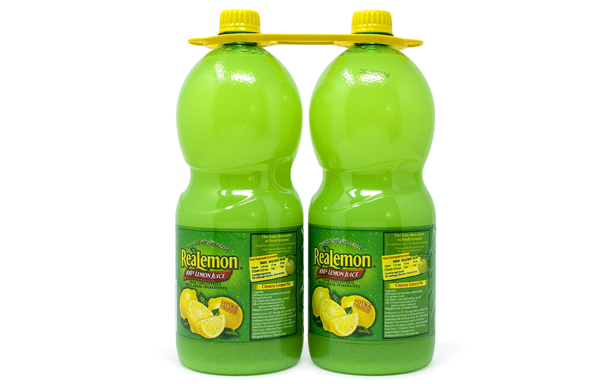 REALEMON 100% Lemon Juice from Concentrate, 48 oz, Pack