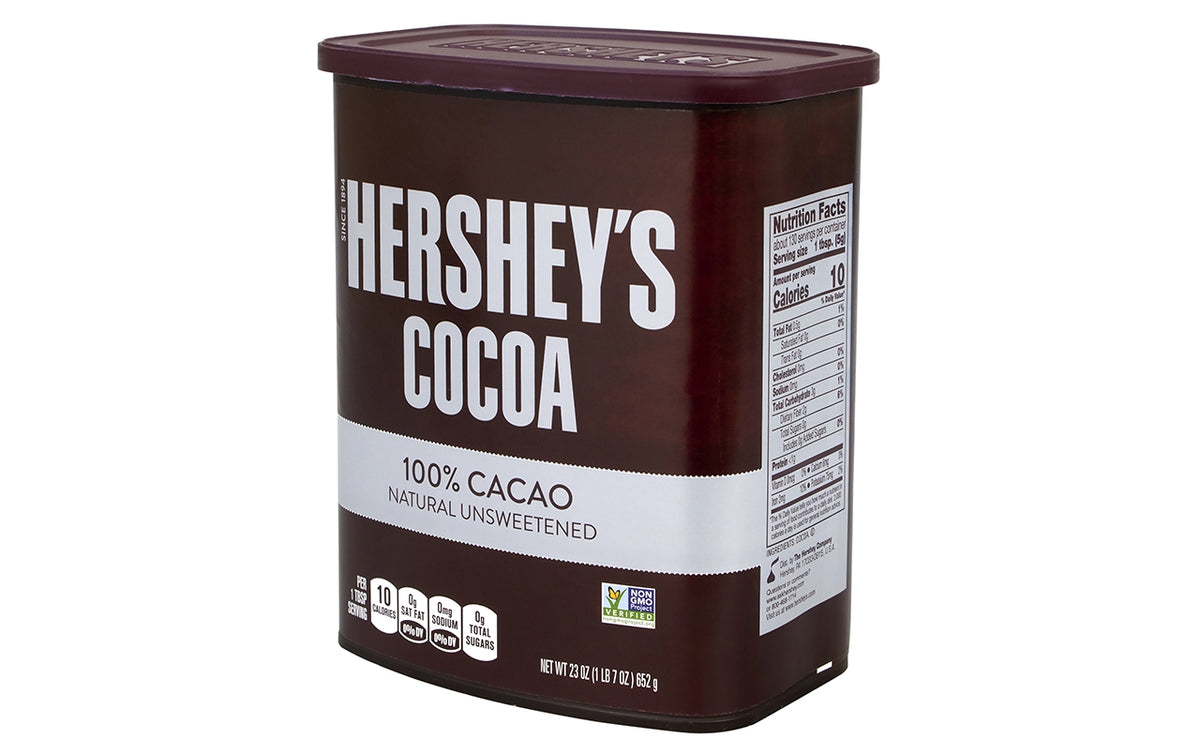 HERSHEY'S, Naturally Unsweetened Sugar Free Cocoa, Gluten Free Baking  Supplies, 16 oz, Container - DroneUp Delivery