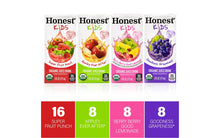 Load image into Gallery viewer, HONEST KIDS Organic Fruit Juice Drink Boxes Variety Pack, 6 oz, 40 Count