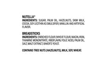 Load image into Gallery viewer, NUTELLA & Go Chocolate Hazelnut Dip with Breadsticks, 1.8 oz, 16 Count