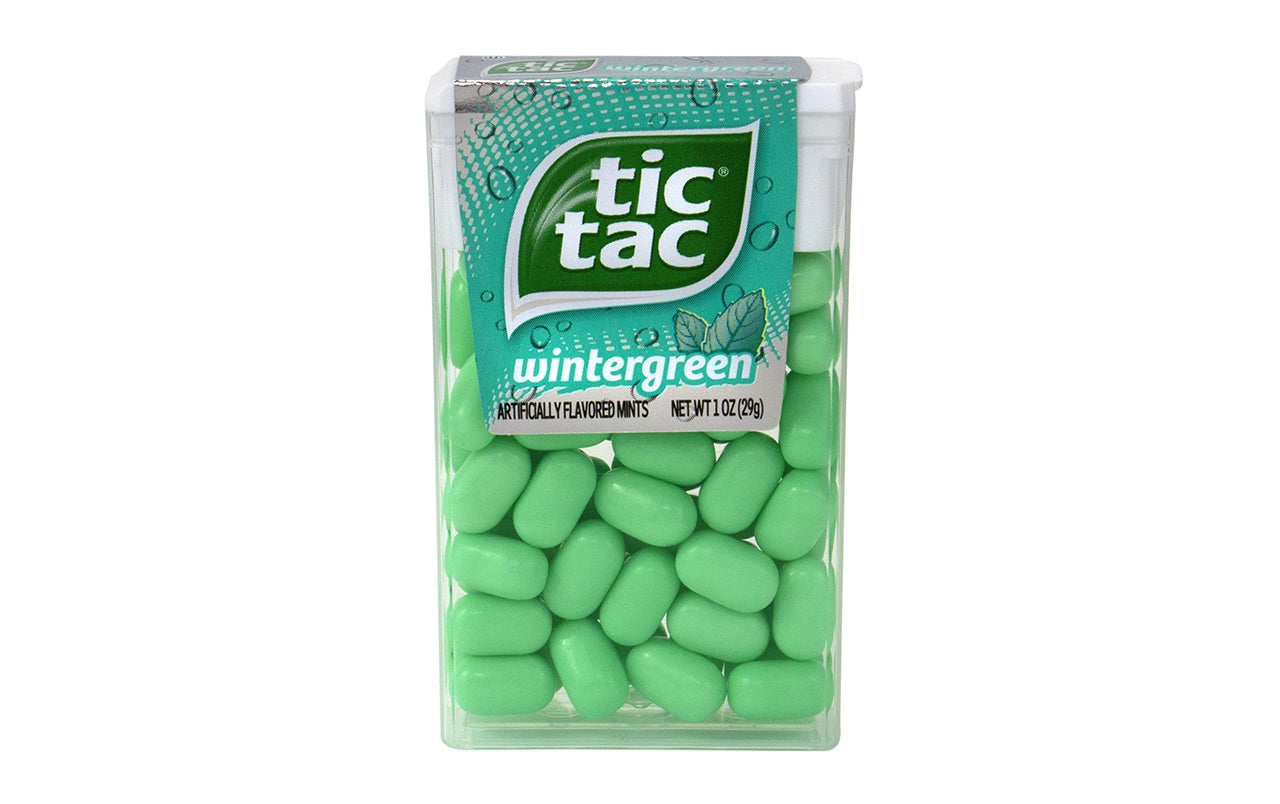 TIC TAC Wintergreen Mints, 1 oz, 12 Count