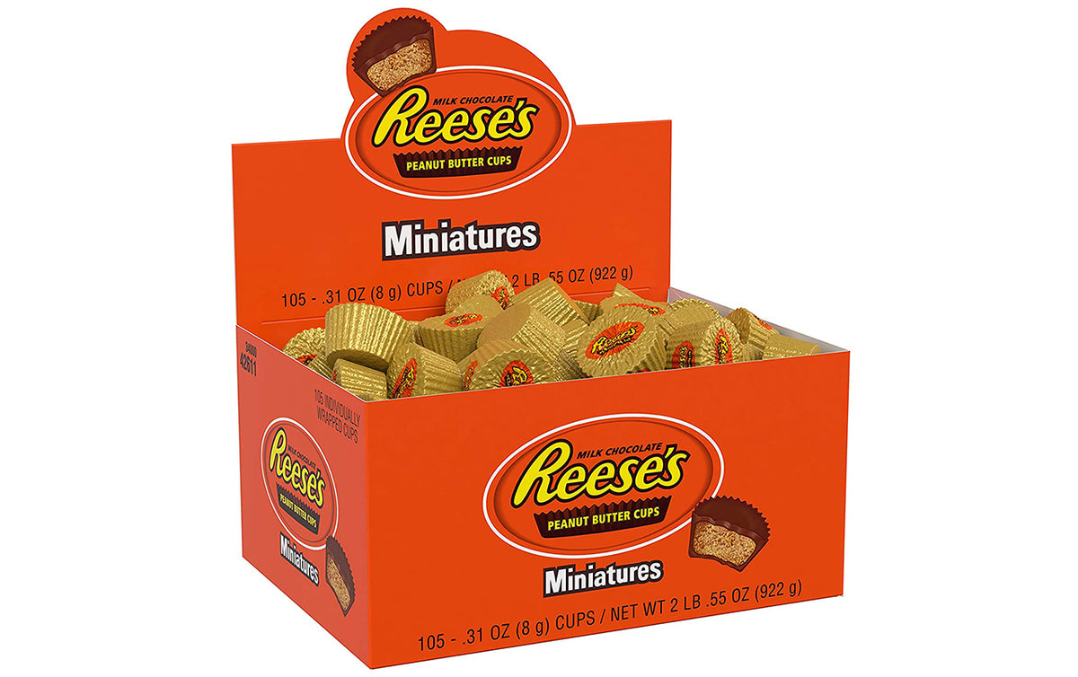 Milk Chocolate Reese's Peanut Butter Miniature Cups Party Pack, 35.6oz