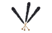 Load image into Gallery viewer, Black Rock Candy Sticks, 36 count
