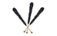 Load image into Gallery viewer, Black Rock Candy Sticks, 36 count