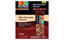 Load image into Gallery viewer, KIND Bars Milk Chocolate Almond, 1.4 oz, 12 Count
