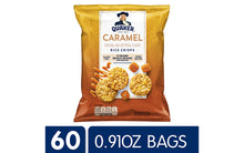 Load image into Gallery viewer, Quaker Popped Rice Crisps Caramel Corn, .67 oz, 60 Count
