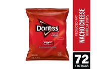 Load image into Gallery viewer, Doritos Reduced Fat Nacho Cheese, 1 oz, 72 Count