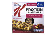 Load image into Gallery viewer, Special K Protein Snack Bars Fruit & Salted Nut, 6 Count, 3 Pack