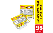 Load image into Gallery viewer, HONEY GRAHAM TOASTERS Cereal Bowl, 1 oz, 96 Count