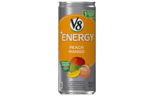Load image into Gallery viewer, V8 +Energy Peach Mango Energy Drink Juice, 8 oz, 24 Count
