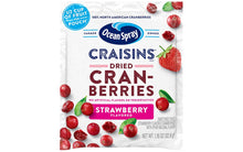 Load image into Gallery viewer, OCEAN SPRAY Craisins Strawberry Flavored Dried Cranberries, 1.16 oz, 200 Count