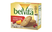 Load image into Gallery viewer, BELVITA Breakfast Biscuits Cranberry Orange, 5 Count, 6 Pack