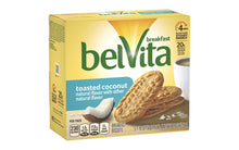 Load image into Gallery viewer, BELVITA Breakfast Biscuits Toasted Coconut, 5 Count, 6 Pack